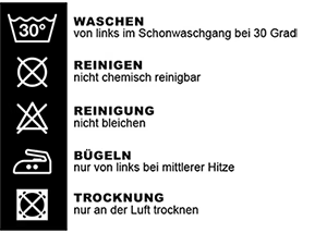 Waschanleitung